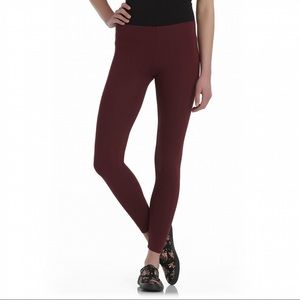 NWOT Maroon Leggings
